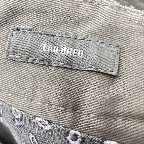 Bonobos Pants Mens 34x30 Gray Tailored Stretch Chino Straight Leg Flat Front - Picture 9 of 11